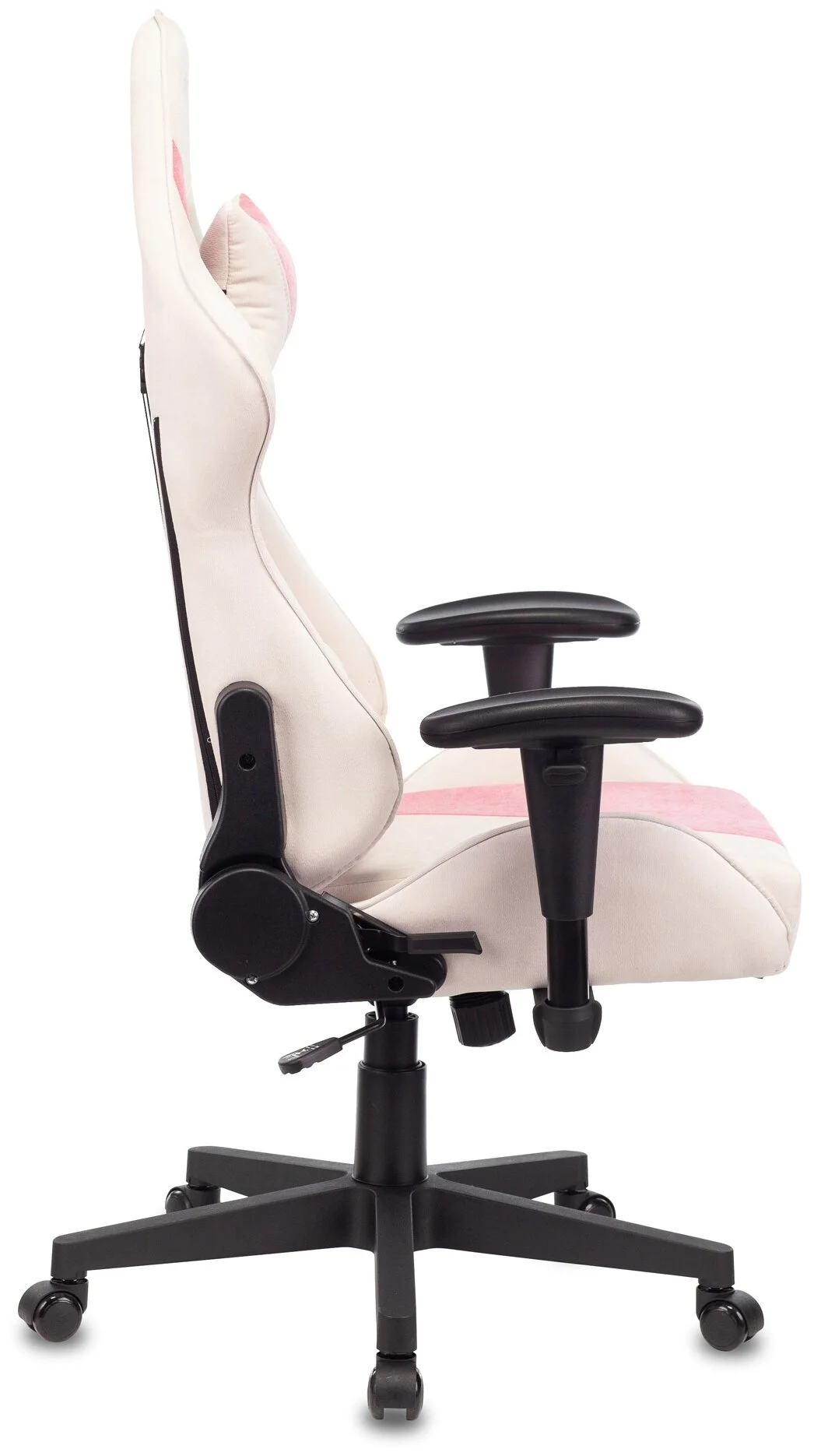 Фотография Игровое кресло ZOMBIE VIKING X Fabric White/Pink