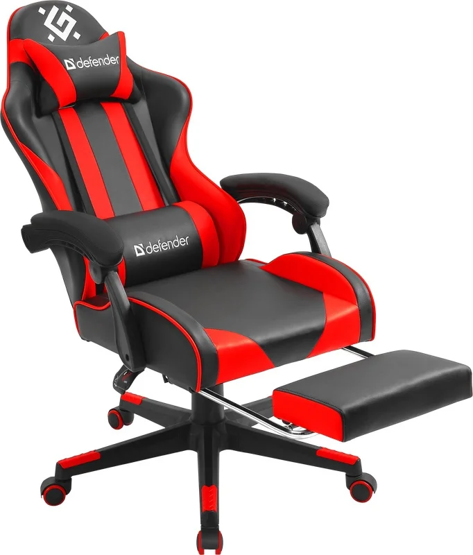 Фото Игровое компьютерное кресло DEFENDER Rock Red