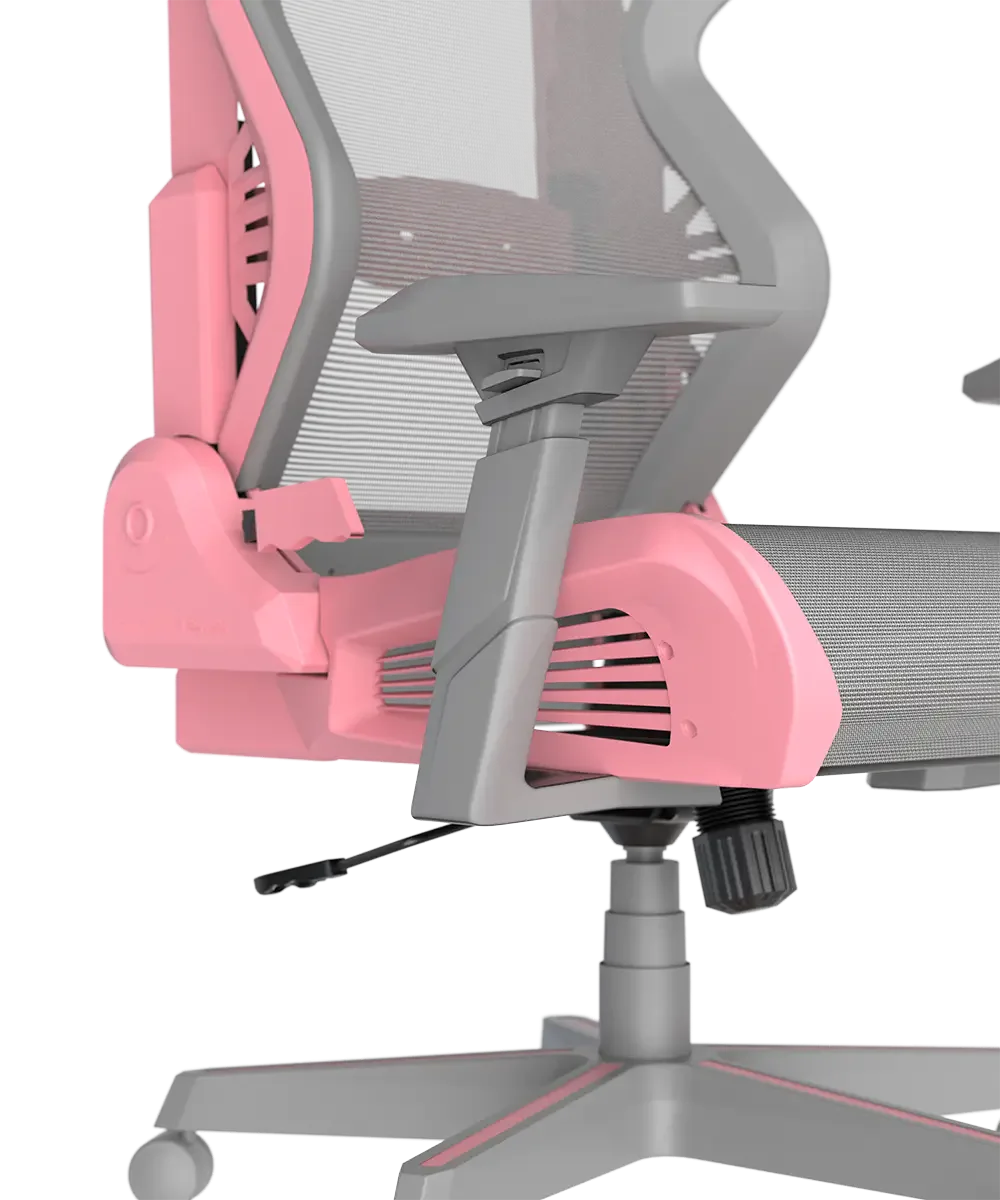 Фотография Игровое компьютерное кресло DXRACER Air Pro Pink-Gray (AIR-R3S-GP.G-E2)
