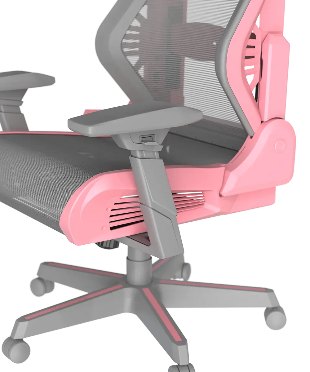 Картинка Игровое компьютерное кресло DXRACER Air Pro Pink-Gray (AIR-R3S-GP.G-E2)