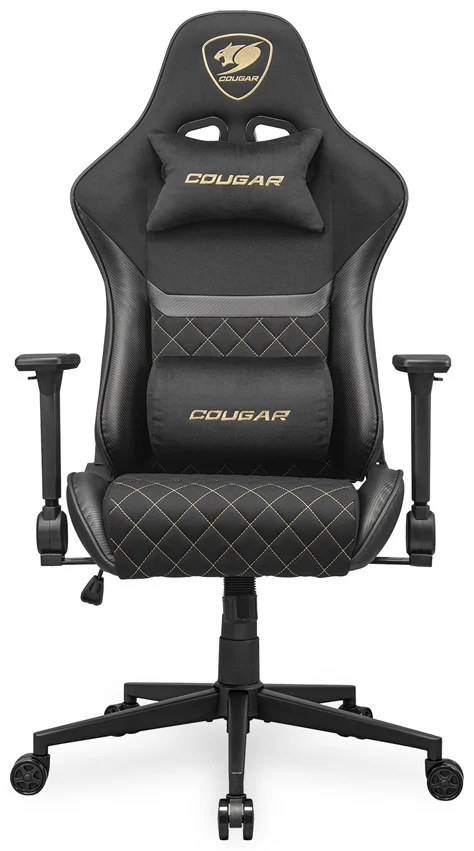 Игровое компьютерное кресло COUGAR ARMOR ONE V2 Gold F (CGR-A2F-GLB)