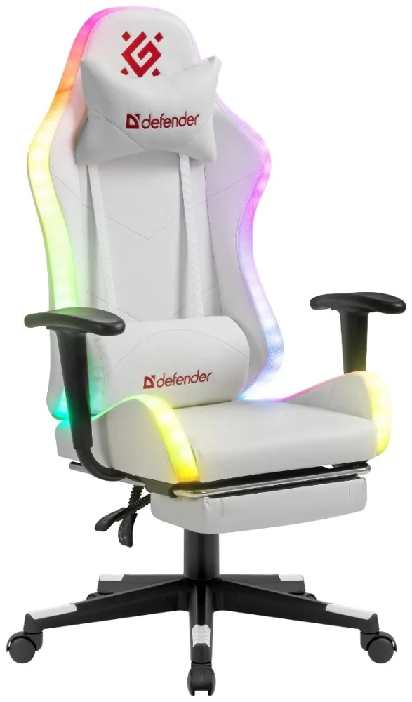 Фото Игровое компьютерное кресло DEFENDER Watcher White