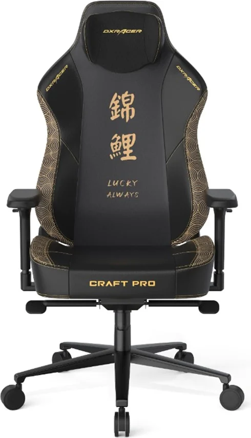Картинка Игровое компьютерное кресло DXRACER Craft Pro Koi Fish (Черный) (CRA/PRO/002/N/Koi Fish)