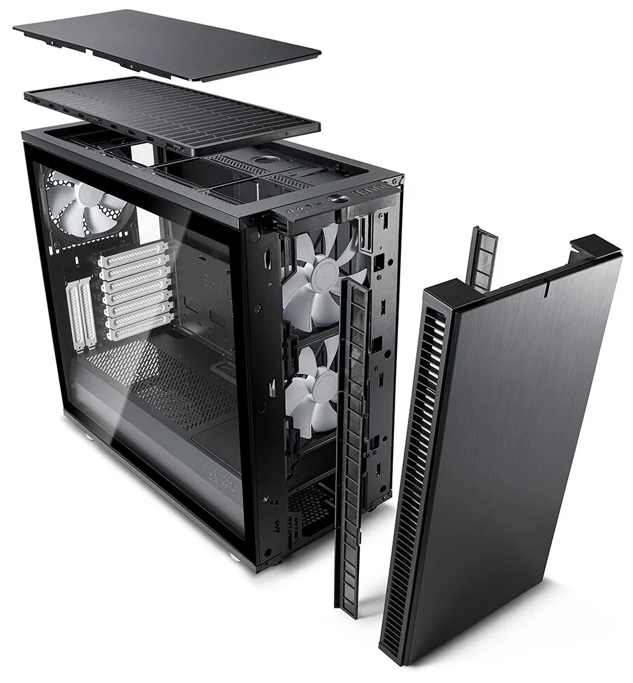 Компьютерный корпус Fractal Design Define S2 Black-TG (без БП) black Казахстан