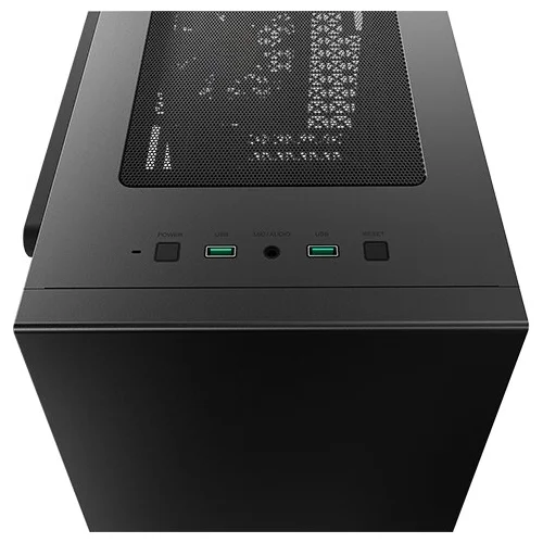 Компьютерный корпус DEEPCOOL MACUBE 110 BK Tempered Glass (без БП) black Казахстан