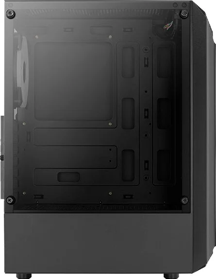 Фотография Компьютерный корпус midi tower AeroCool Bionic-G-BK-v2 (без БП) Black