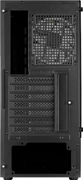 Картинка Компьютерный корпус midi tower AeroCool Bionic-G-BK-v2 (без БП) Black