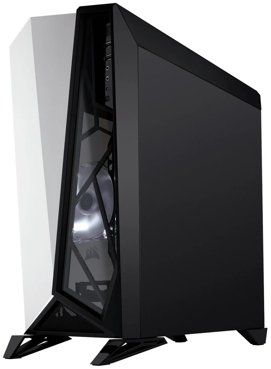 Фотография Компьютерный корпус midi tower Corsair Spec-Omega (CC-9011119-WW) (без БП) Black/White