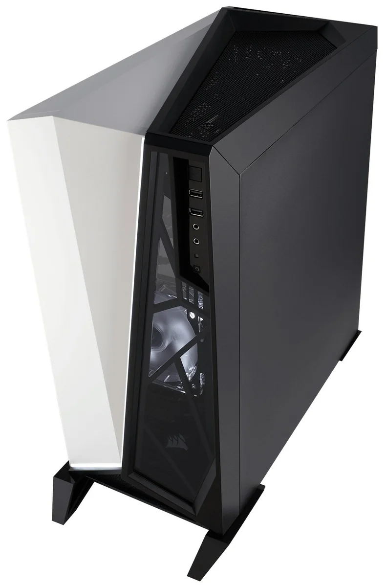 Картинка Компьютерный корпус midi tower Corsair Spec-Omega (CC-9011119-WW) (без БП) Black/White