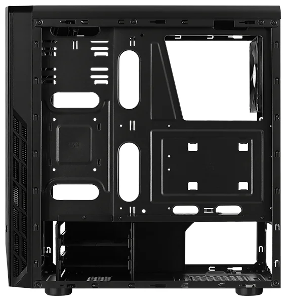 Фотография Компьютерный корпус AeroCool Rift BG tempered glasses (без БП) black