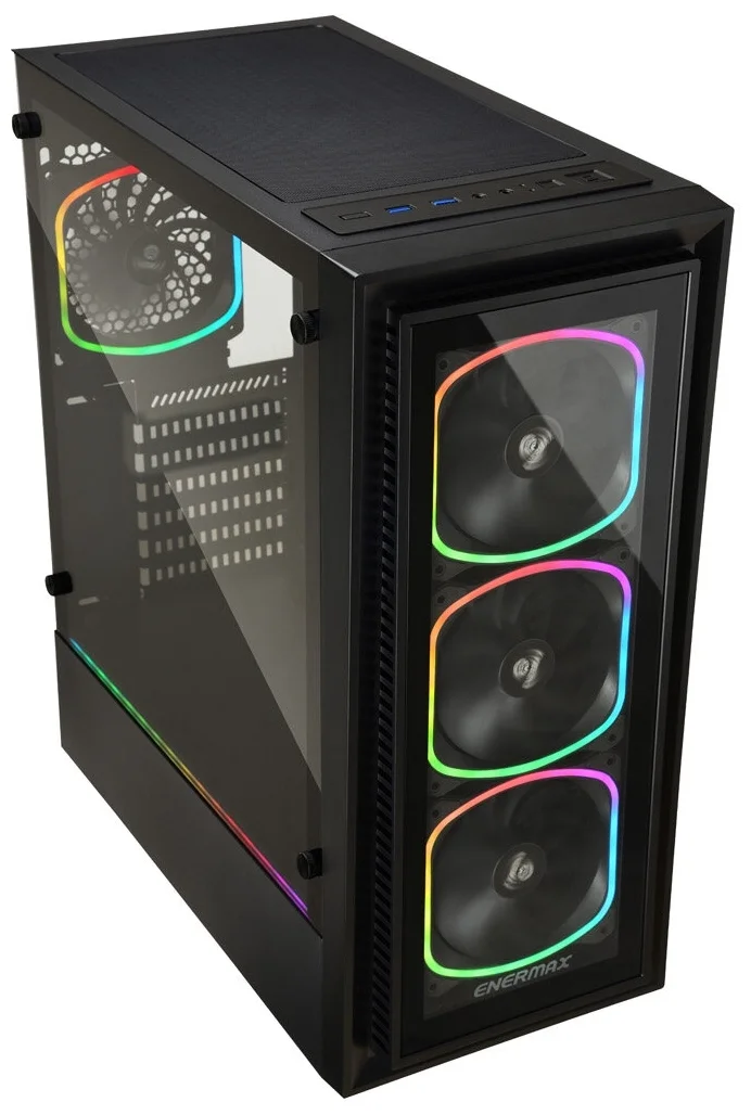 Фото Компьютерный корпус Enermax STARRYFORT SF30 ARGB (ECA-SF30-M1BB-ARGB) (без БП) Black