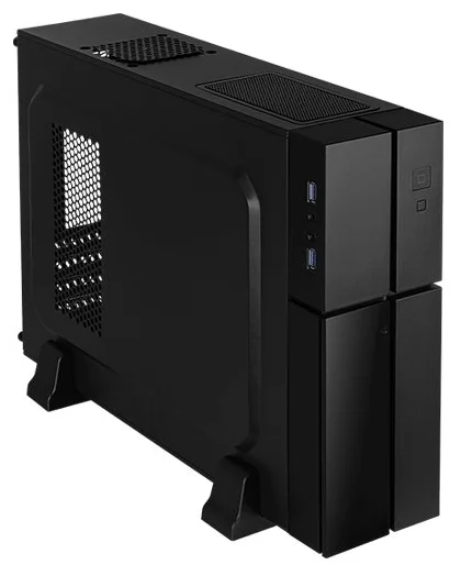 Фото Компьютерный корпус MATX slim tower AeroCool Playa Slim (400W) Black