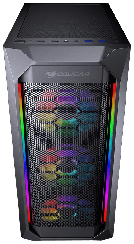 Фотография Компьютерный корпус COUGAR MX440 Mesh RGB без Б/П (CGR-56C1B-MESH-RGB)