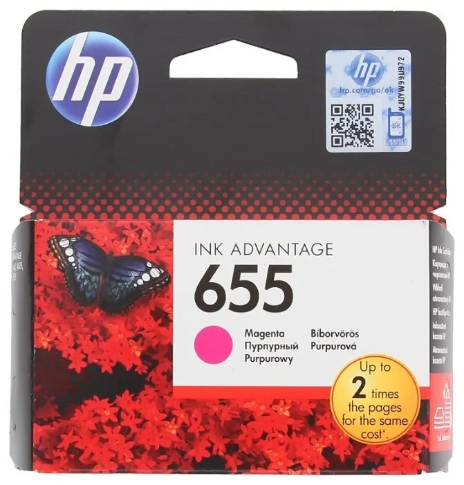 Картридж HP CZ111AE BHK №655 Magenta