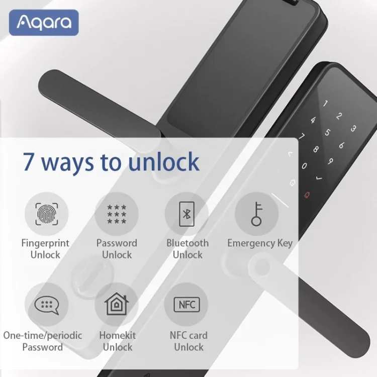 Фото Умный дверной замок AQARA Smart Door Lock A100 (ZiGbee version)