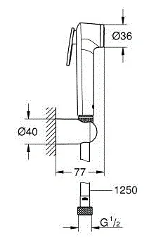 Фото Душевой набор GROHE Tempesta-F 27812IL1