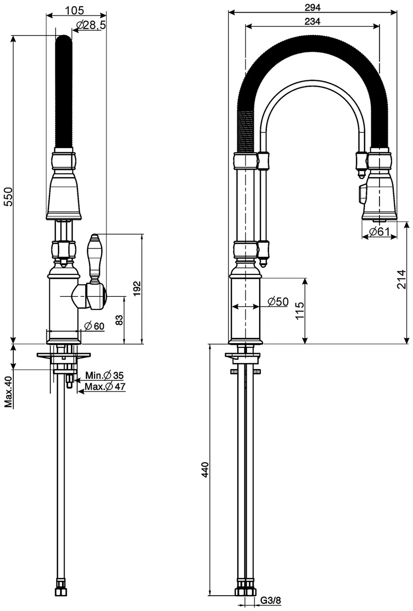 Фото Смеситель SMEG MIDR7CR-2