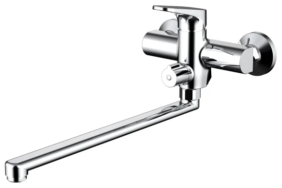 BRAVAT F6191238CP-01L-RUS BRAVAT ELER Смеситель для ванны с длинным изливом (к/к 3)