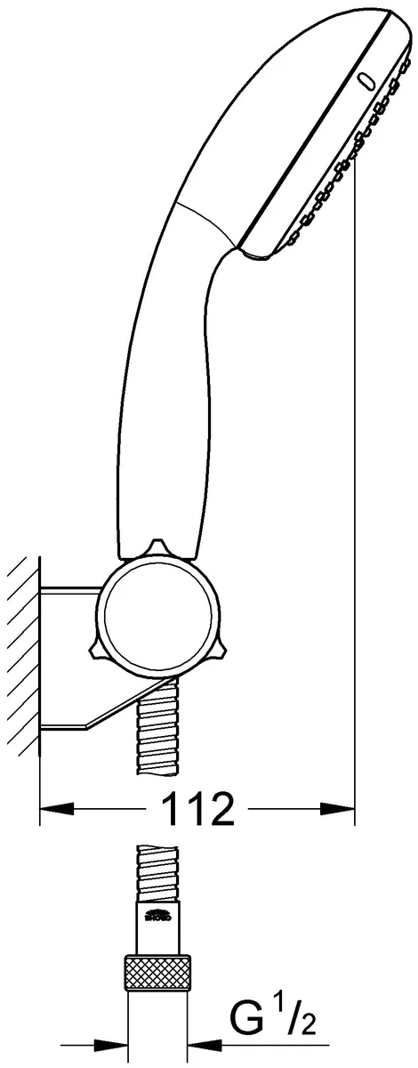 Фото Душевой гарнитур GROHE Tempesta New 100 2760110E