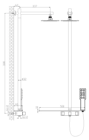 Фото Смеситель LEMARK LM7001C Тропик