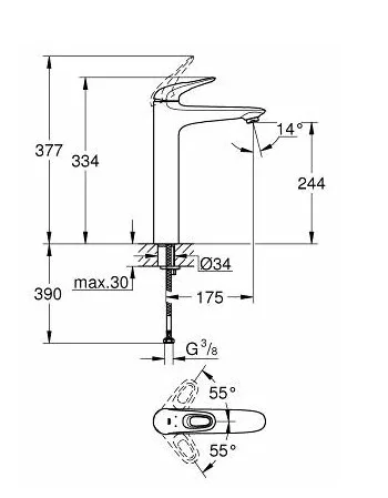 Картинка Смеситель GROHE 23570003
