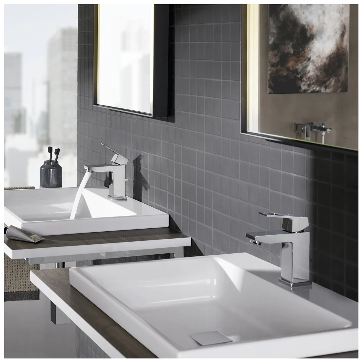Цена GROHE Смеситель для раковины GROHE Eurocube S-Size 2312700E