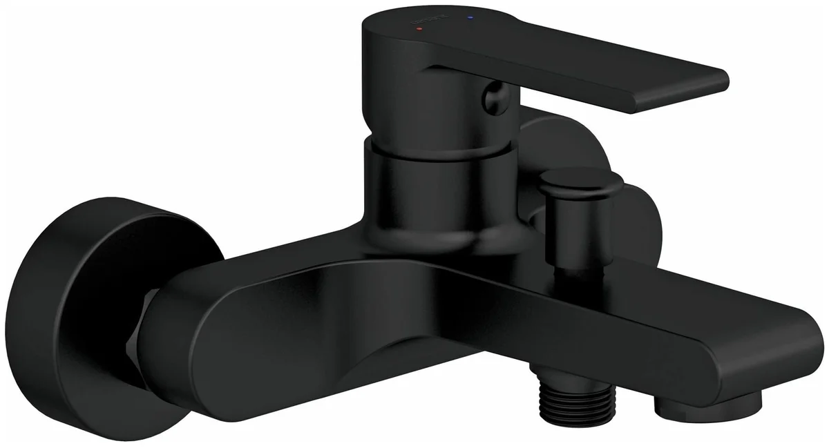 Смеситель CERSANIT BRASKO BLACK 63108 однорычажный черный клик клак