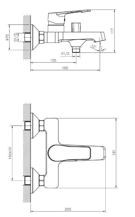 Фото Смеситель DecoRoom DR23036