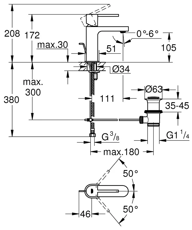 Фото Смеситель GROHE 32612003 Plus