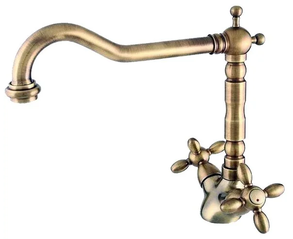 Фото Смеситель RUBINETA V-33 Cross (Br)
