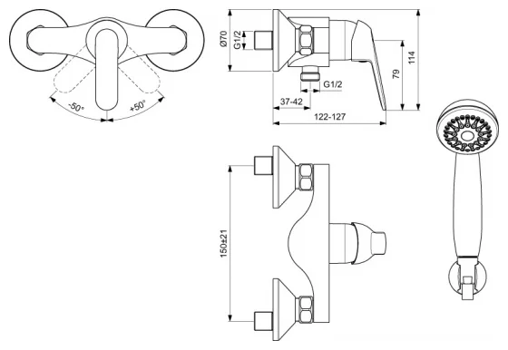 Фото Смеситель IDEAL STANDART VIDIMA FINE BA387AA