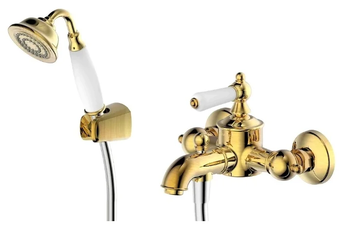 BRAVAT F675109U-B1-RUS BRAVAT ART смеситель для ванны, бронза (к/к 4)