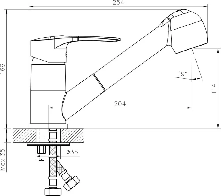 Фото Смеситель DecoRoom DR70023