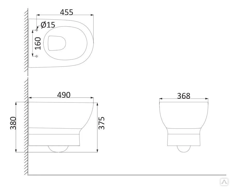 Фото Унитаз CREO HDC639WH