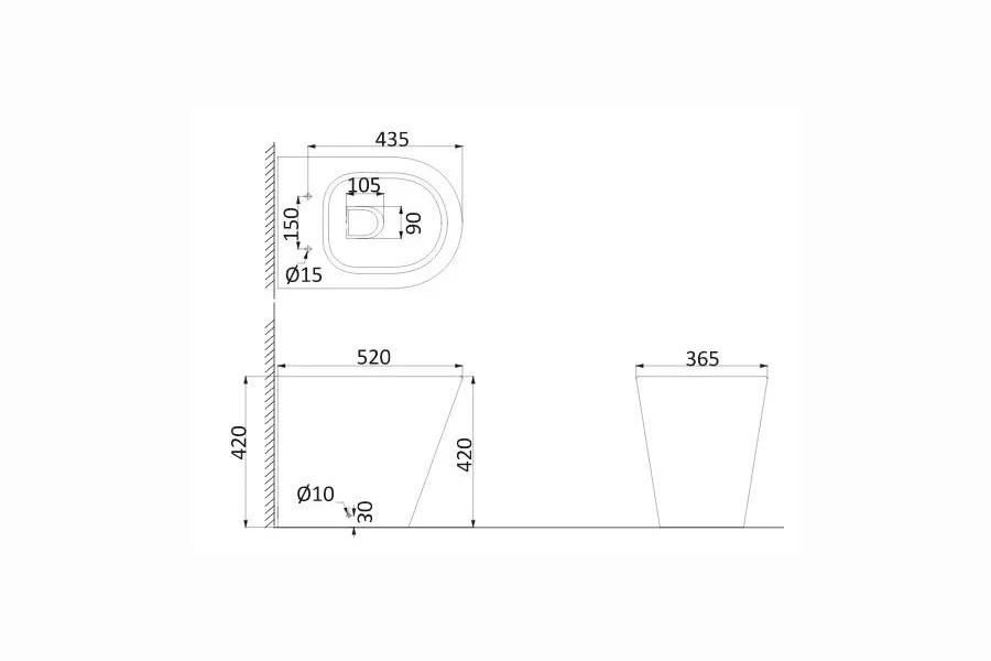 Фото Унитаз CREO HDC623BTW