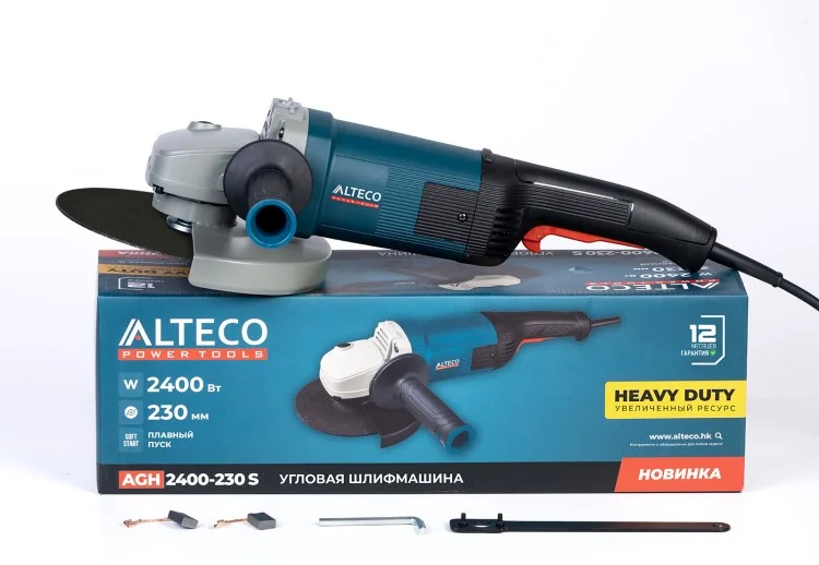 Шлифмашина ALTECO AGH 2400-230 S HEAVY DUTY Казахстан