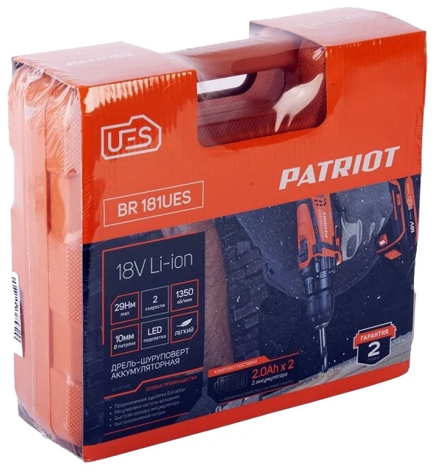 Дрель-шуруповерт PATRIOT BR 181UES Казахстан