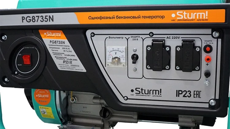 Генератор бензиновый STURM PG8735N Казахстан