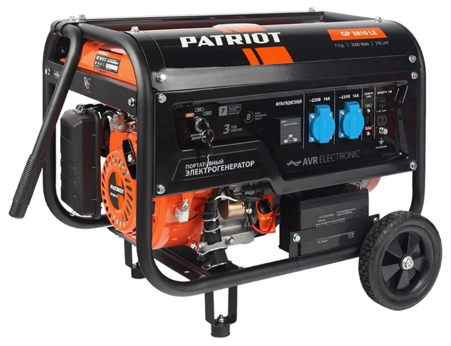 Фото Генератор PATRIOT GP 3810LE