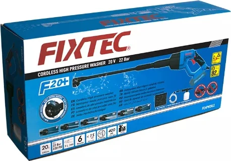 Картинка Мойка выского давления беспроводная FIXTEC FCHPW20LX
