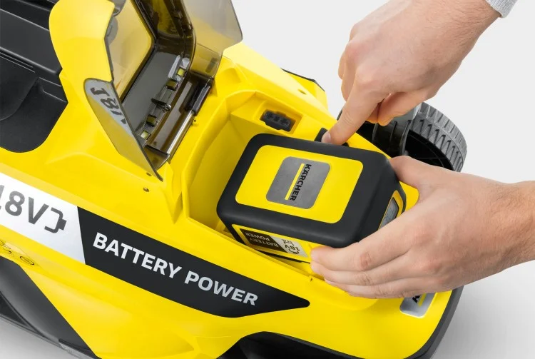 Фотография Газонокосилка KARCHER LMO 18-33 (1.444-400.0) без батареи