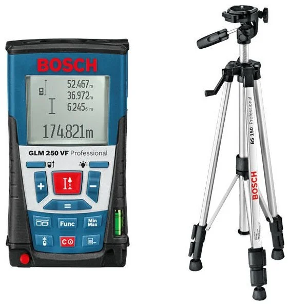 Лазерный дальномер BOSCH GLM 250FV+ BT 150 (061599402J)