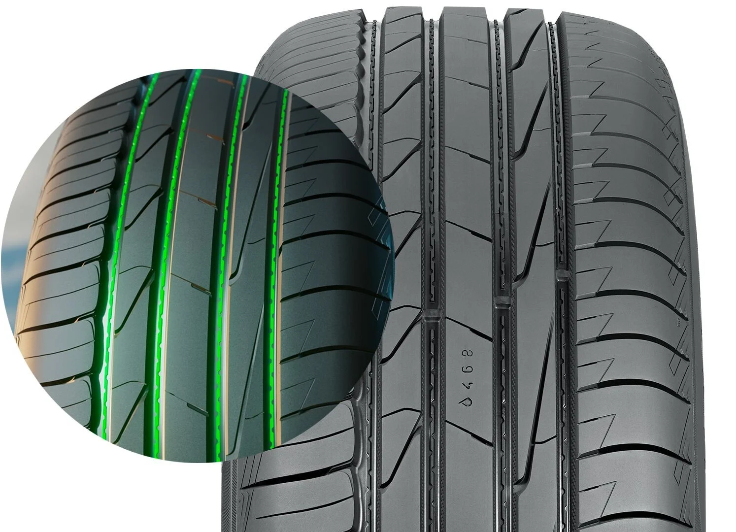 Автомобильная шина летняя NOKIAN Hakka Blue 3 SUV 225/60/R18 104H Казахстан