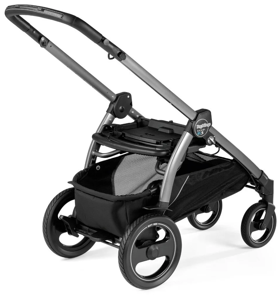 Картинка Коляска 3в1 PEG-PEREGO Book 51S Titania Pop Up Modular Lux Pure