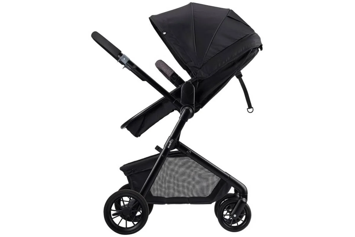 Фотография Коляска-трансформер 2в1 EVENFLO Travel System Pivot Casual Gray