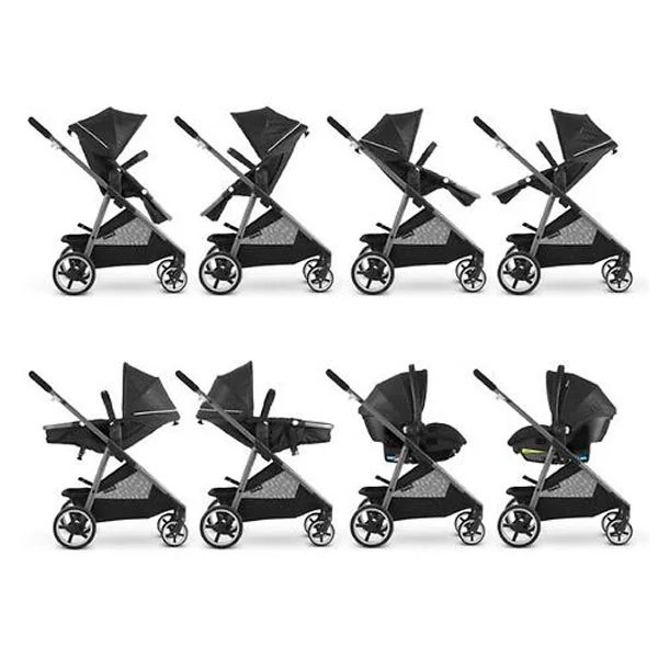Фото Коляска-траснформер 2в1 EVENFLO Gold Travel System Shyft Black