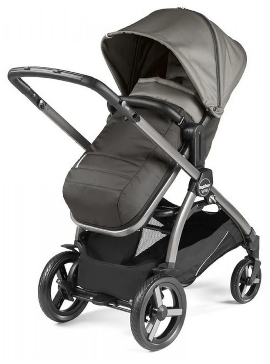 Фотография Коляска PEG PEREGO YPSI CLASS GREY + адаптор Primoviaggio LINKS IP15300000SU53SU73
