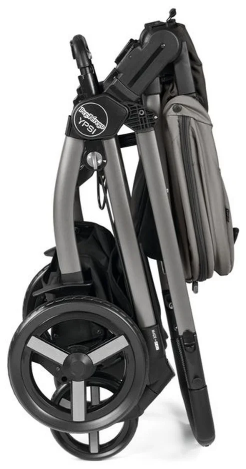 Картинка Коляска PEG PEREGO YPSI CLASS GREY + адаптор Primoviaggio LINKS IP15300000SU53SU73