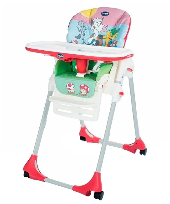 Фото Стульчик для кормления CHICCO Polly Easy Country Farm