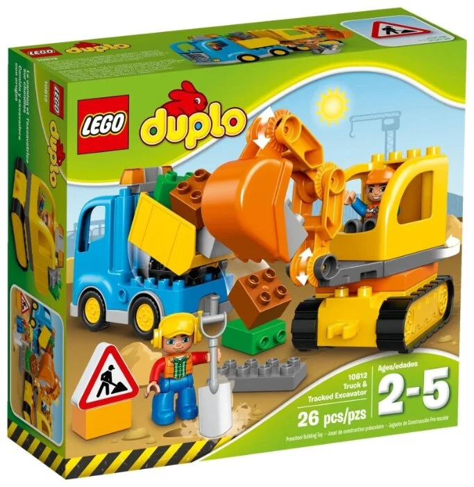 Конструктор LEGO Грузовик и гусеничный экскаватор 10812